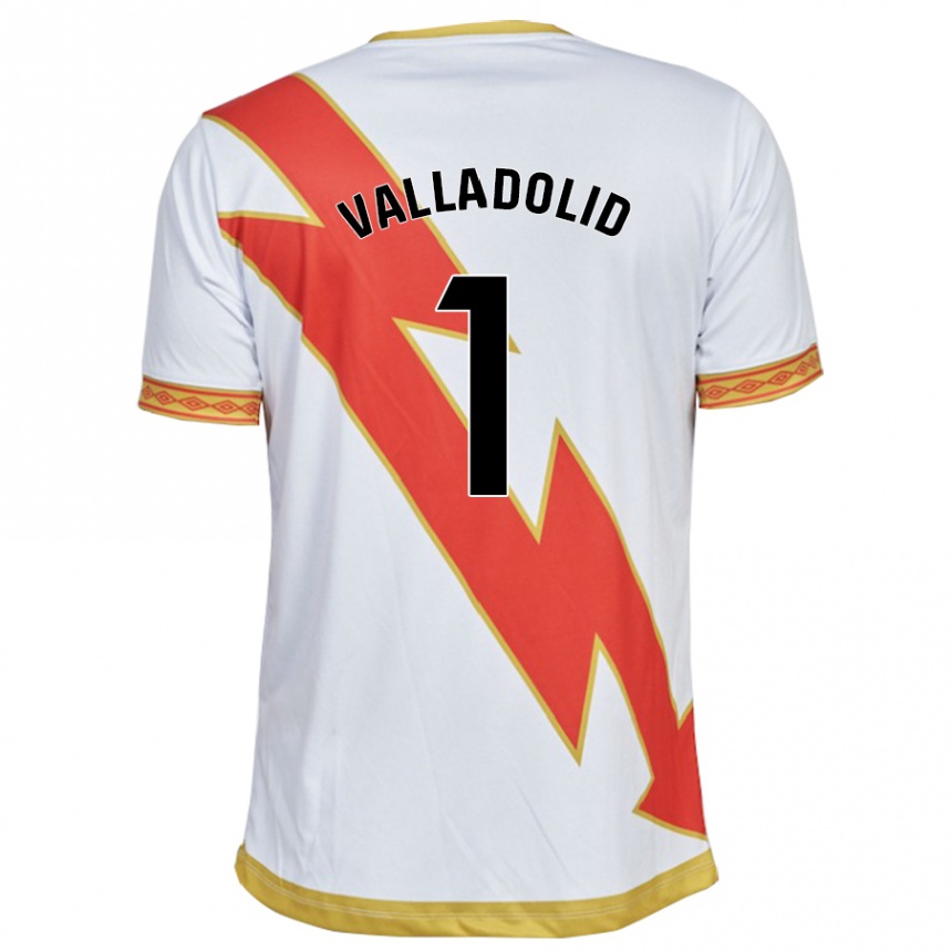 Women Football Miriam Valladolid Sánchez #1 White Home Jersey 2023/24 T-Shirt Canada