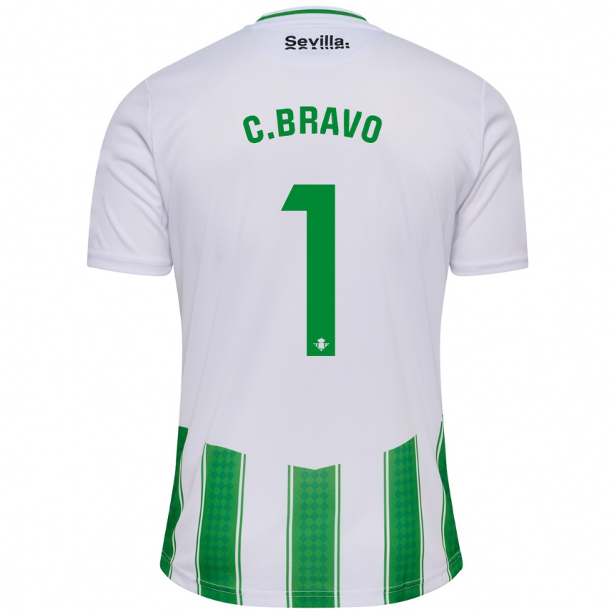 Femme Football Maillot Claudio Bravo #1 Blanc Tenues Domicile 2023/24 Canada