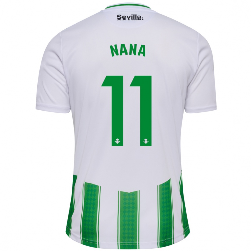 Femme Football Maillot Nuria Ligero Fernández #11 Blanc Tenues Domicile 2023/24 Canada