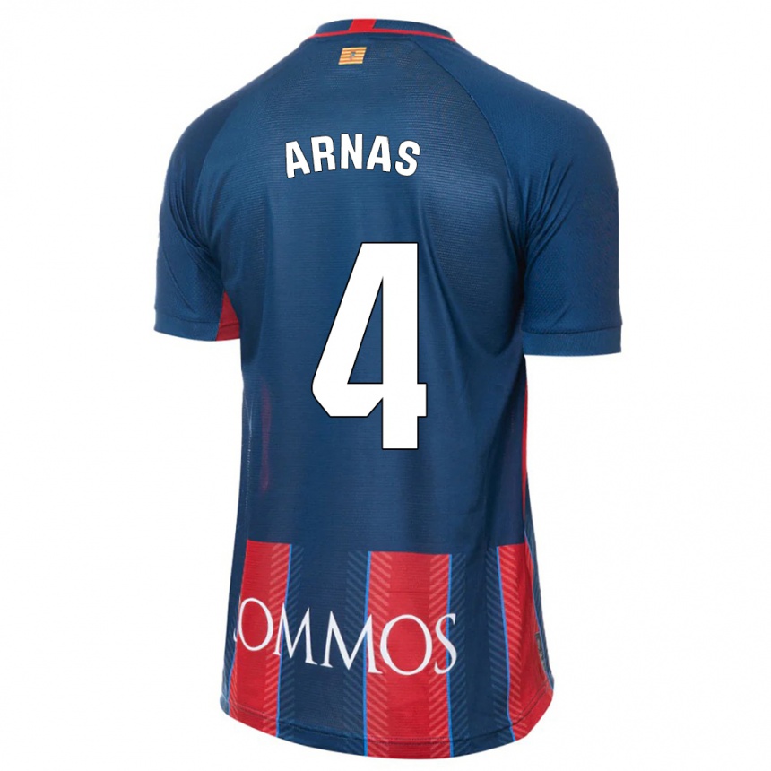 Femme Football Maillot Iris Arnas #4 Marin Tenues Domicile 2023/24 Canada