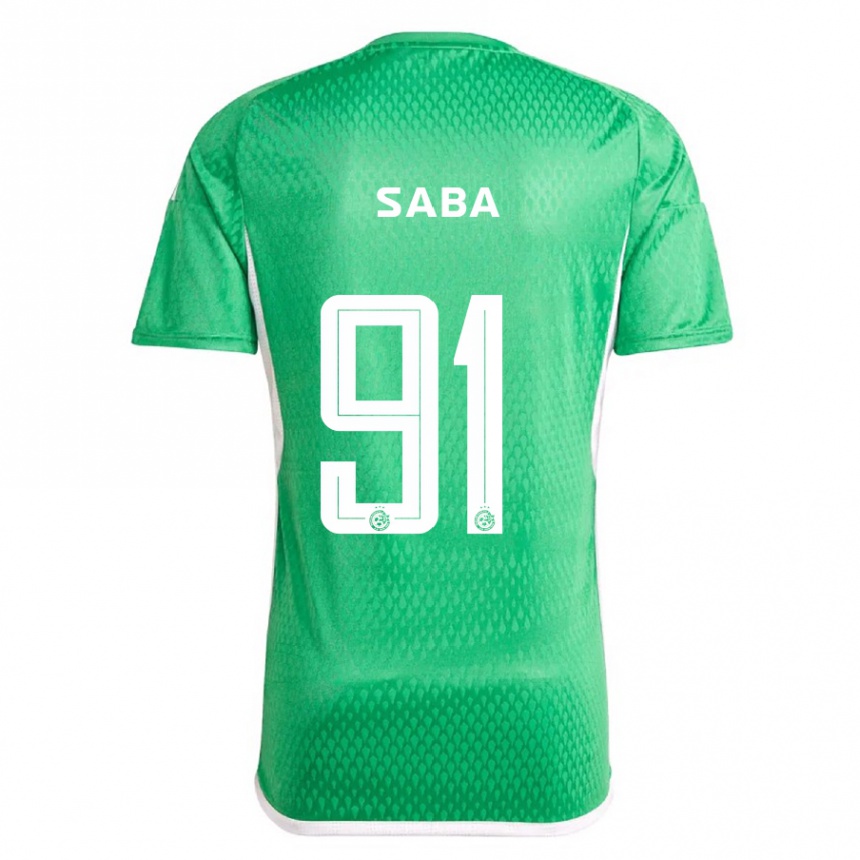 Women Football Dia Saba #91 White Blue Home Jersey 2023/24 T-Shirt Canada