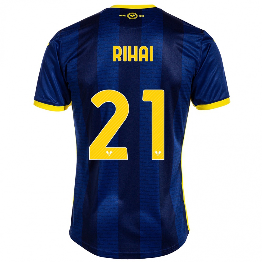 Women Football Aiman Rihai #21 Navy Home Jersey 2023/24 T-Shirt Canada