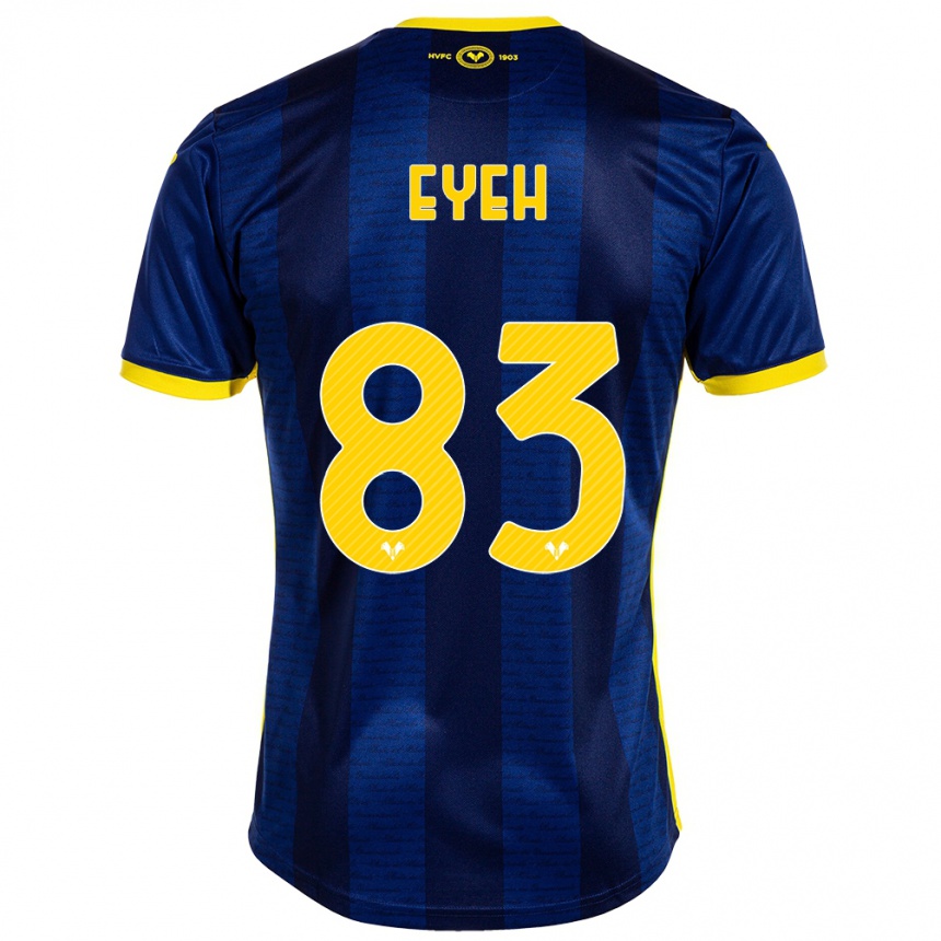 Women Football Nicholas Eyeh #83 Navy Home Jersey 2023/24 T-Shirt Canada