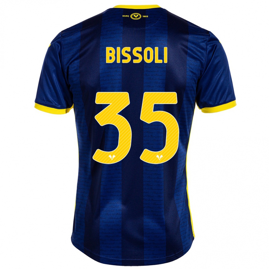 Women Football Noemí Bissoli #35 Navy Home Jersey 2023/24 T-Shirt Canada