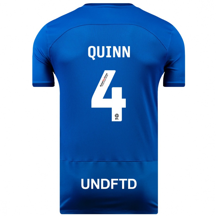 Women Football Louise Catherine Quinn #4 Blue Home Jersey 2023/24 T-Shirt Canada