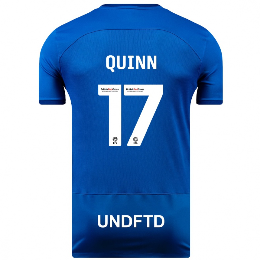 Women Football Lucy Quinn #17 Blue Home Jersey 2023/24 T-Shirt Canada