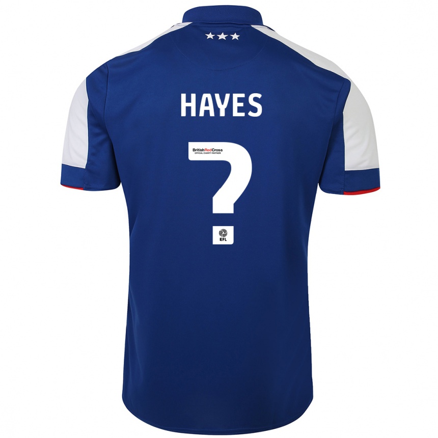 Women Football Nick Hayes #0 Blue Home Jersey 2023/24 T-Shirt Canada