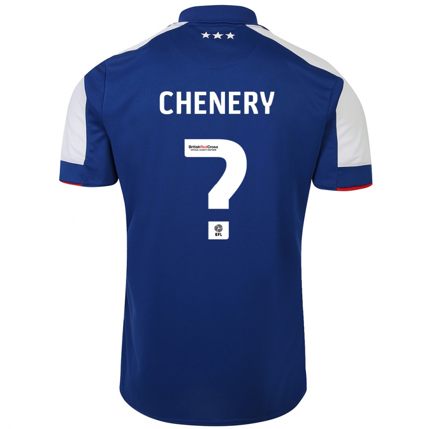 Women Football George Chenery #0 Blue Home Jersey 2023/24 T-Shirt Canada