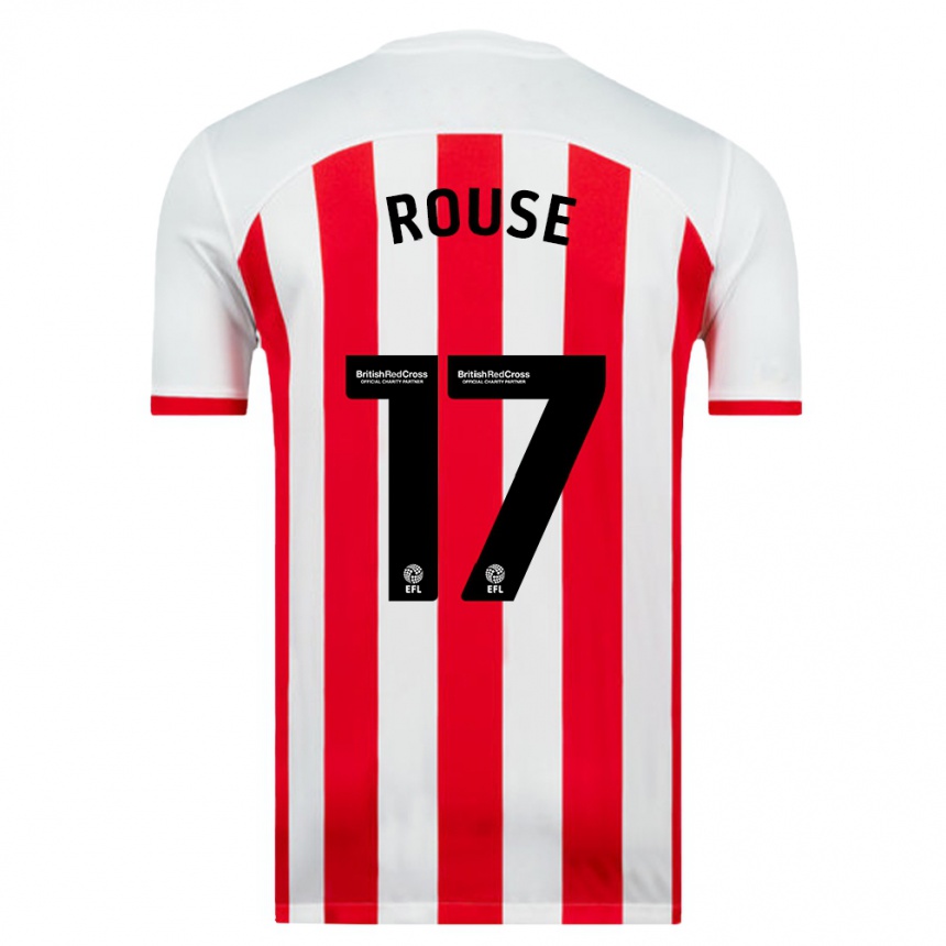 Women Football Mollie Rouse #17 White Home Jersey 2023/24 T-Shirt Canada