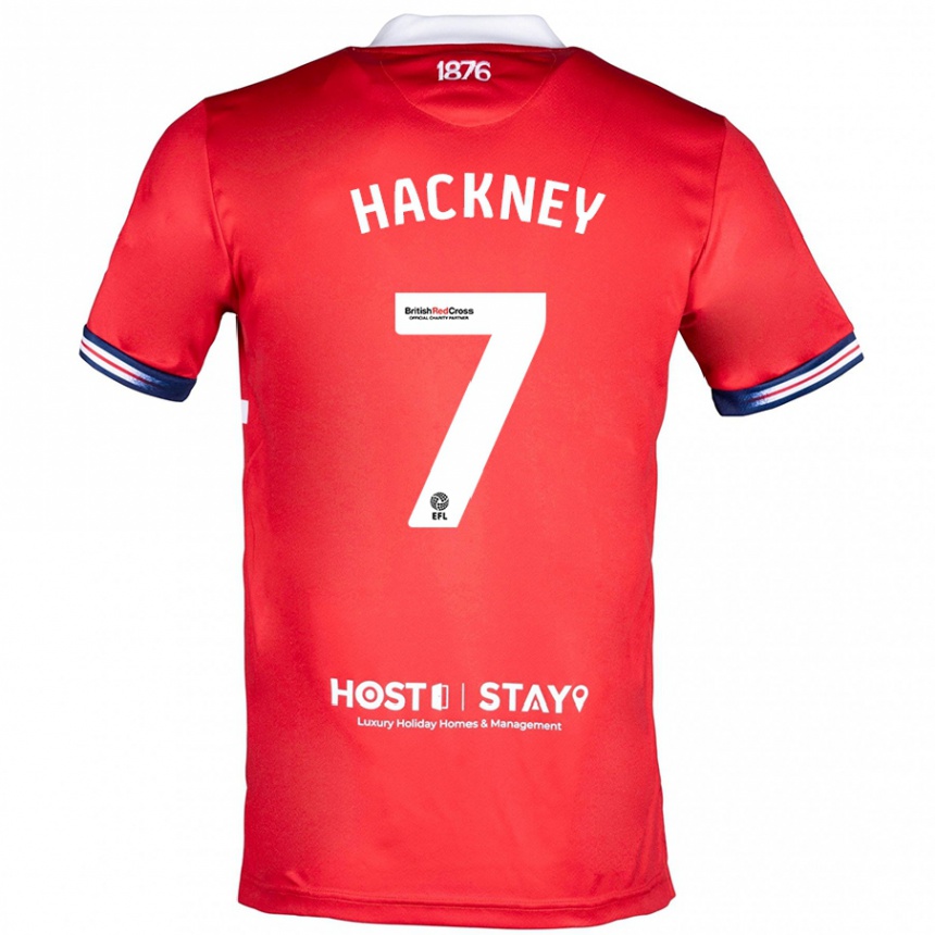 Femme Football Maillot Hayden Hackney #7 Rouge Tenues Domicile 2023/24 Canada