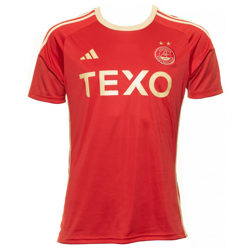 Femme Football Maillot Votre Nom #0 Rouge Tenues Domicile 2023/24 Canada