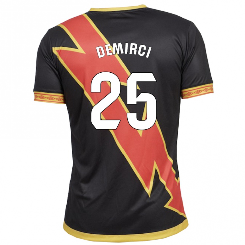 Women Football Mert Demirci #25 Black Away Jersey 2023/24 T-Shirt Canada