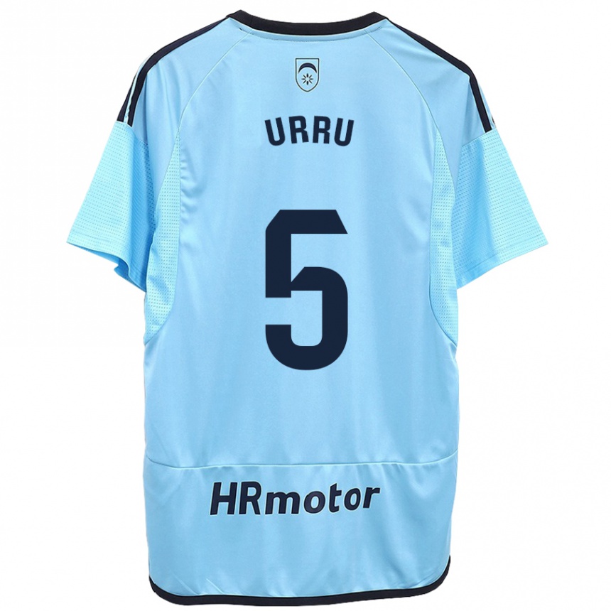 Femme Football Maillot Irati Urruzola Bermúdez #5 Bleu Tenues Extérieur 2023/24 Canada