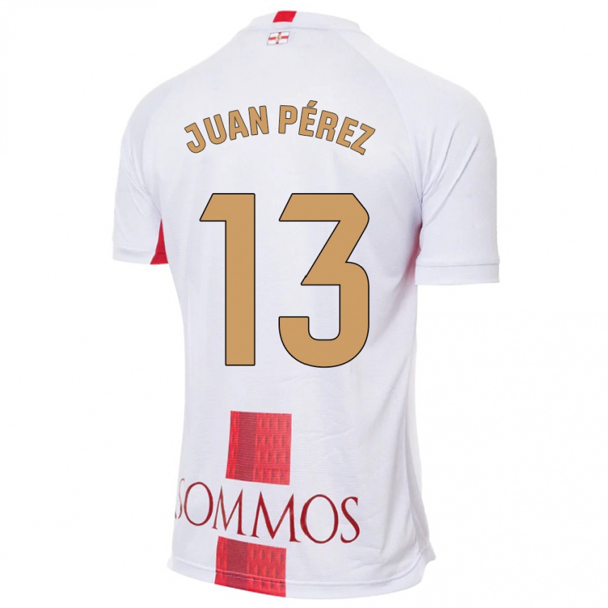 Femme Football Maillot Juan Pérez #13 Blanc Tenues Extérieur 2023/24 Canada