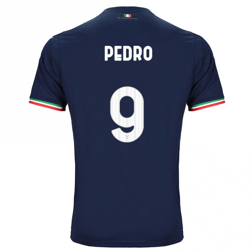 Women Football Pedro #9 Navy Away Jersey 2023/24 T-Shirt Canada