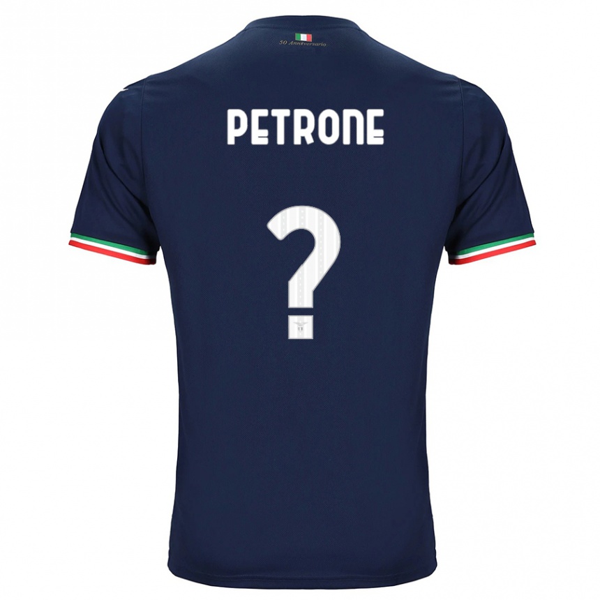 Women Football Pierfrancesco Petrone #0 Navy Away Jersey 2023/24 T-Shirt Canada