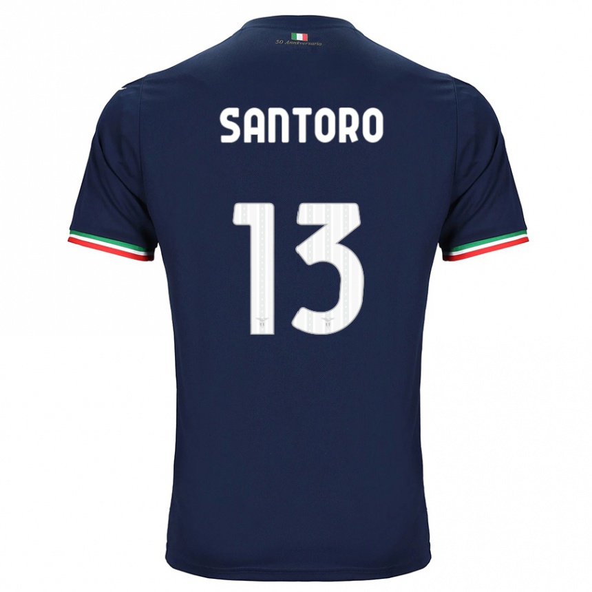 Femme Football Maillot Martina Santoro #13 Marin Tenues Extérieur 2023/24 Canada