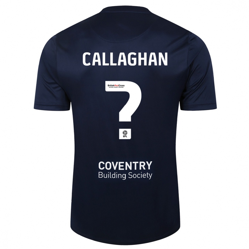 Women Football Charlie Callaghan #0 Red Navy Away Jersey 2023/24 T-Shirt Canada