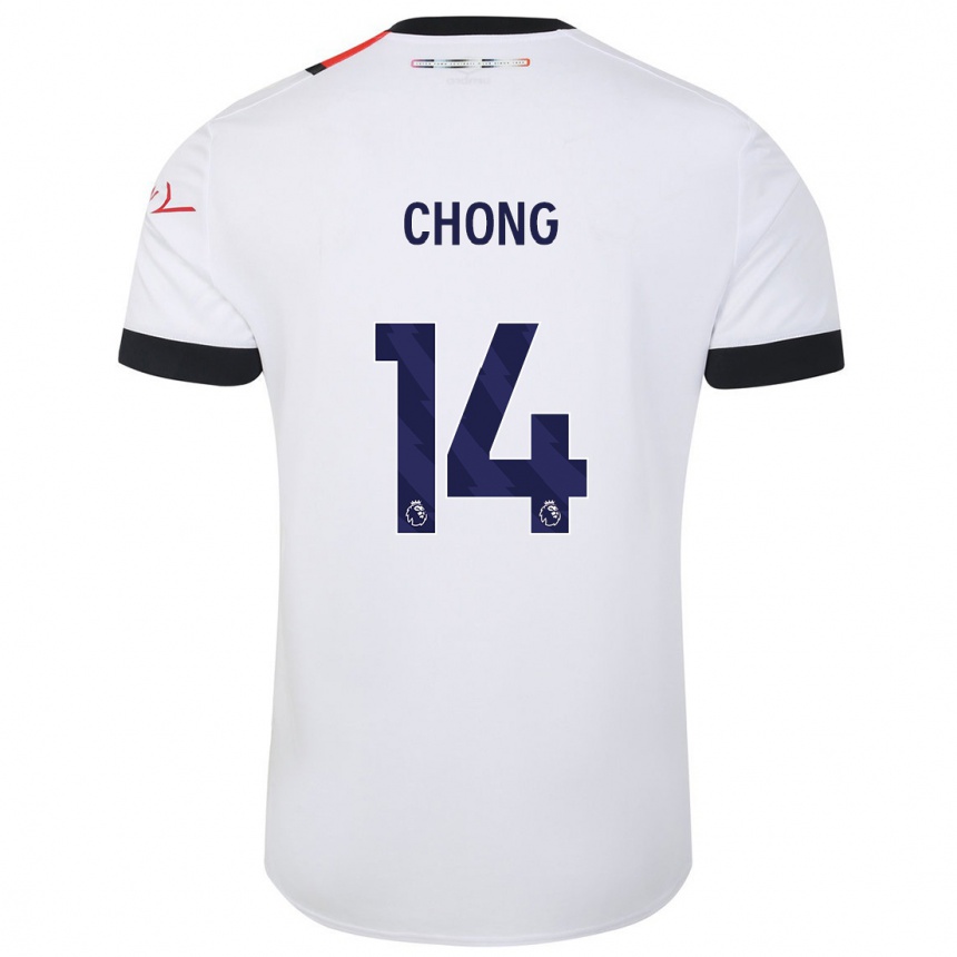 Women Football Tahith Chong #14 White Away Jersey 2023/24 T-Shirt Canada