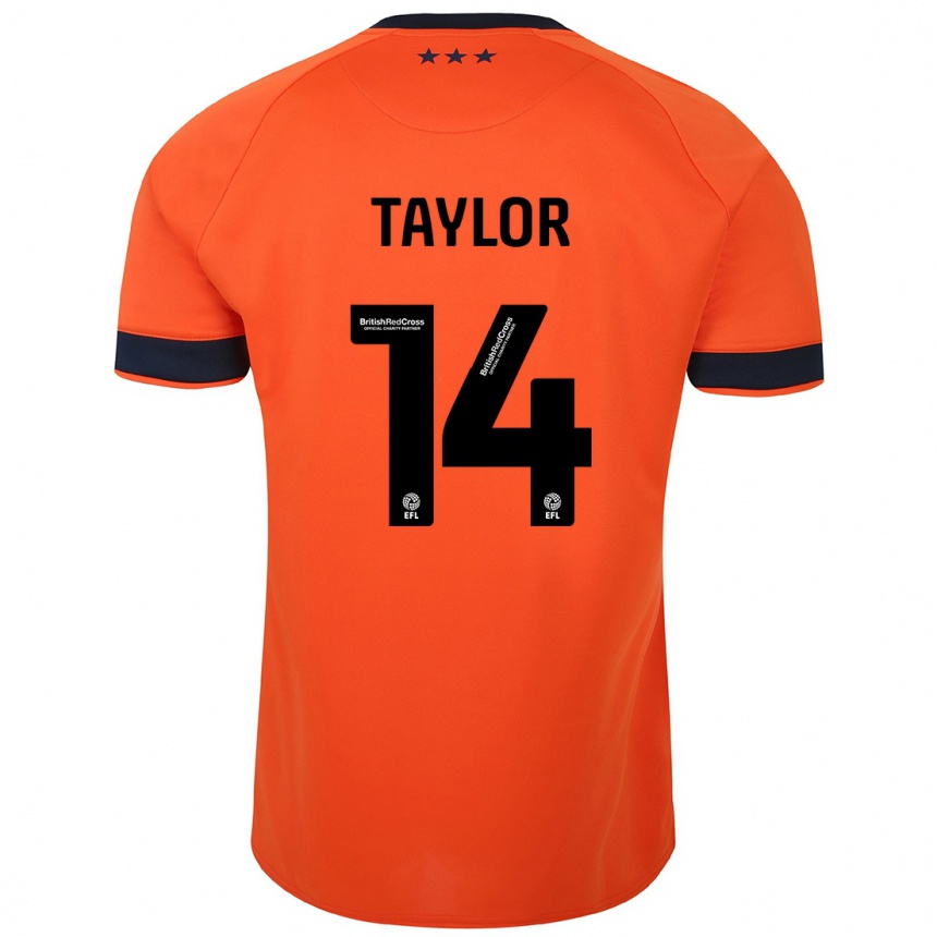 Women Football Jack Taylor #14 Orange Away Jersey 2023/24 T-Shirt Canada