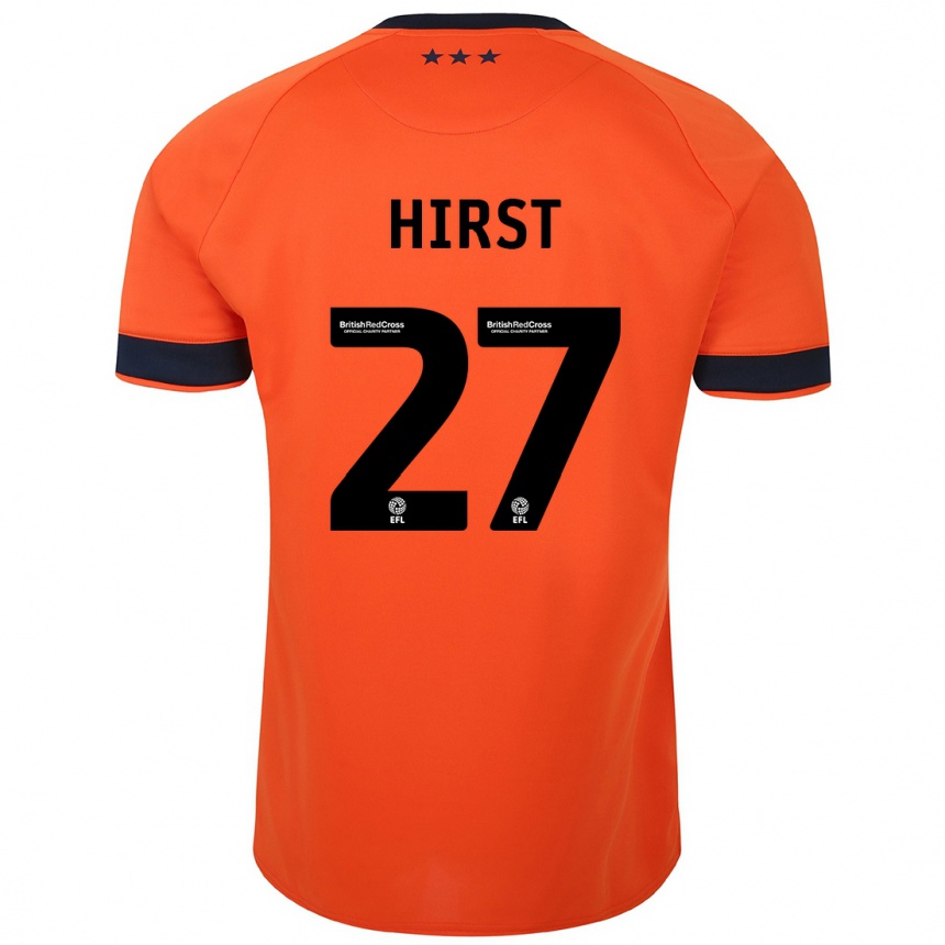 Women Football George Hirst #27 Orange Away Jersey 2023/24 T-Shirt Canada