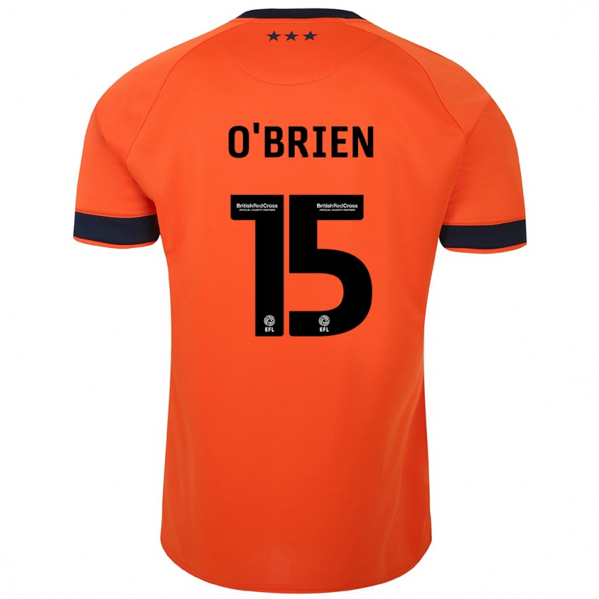 Femme Football Maillot Lucy O'brien #15 Orange Tenues Extérieur 2023/24 Canada