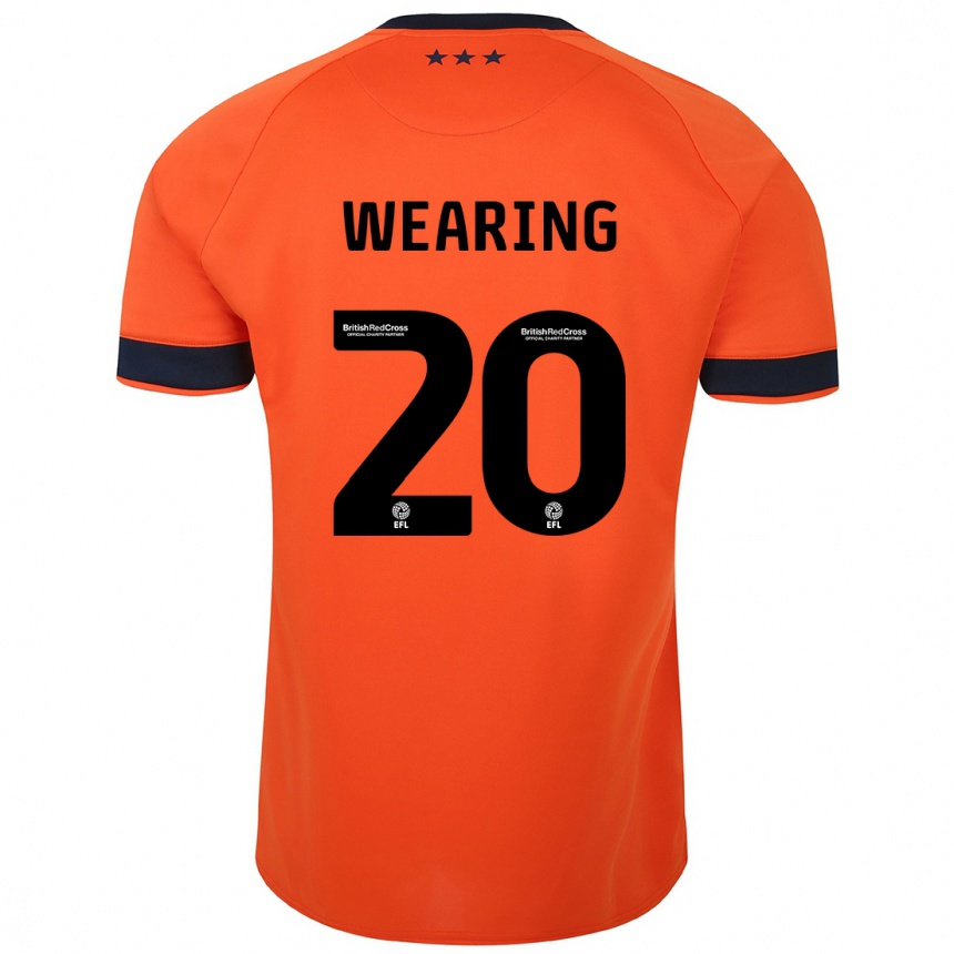 Women Football Megan Wearing #20 Orange Away Jersey 2023/24 T-Shirt Canada