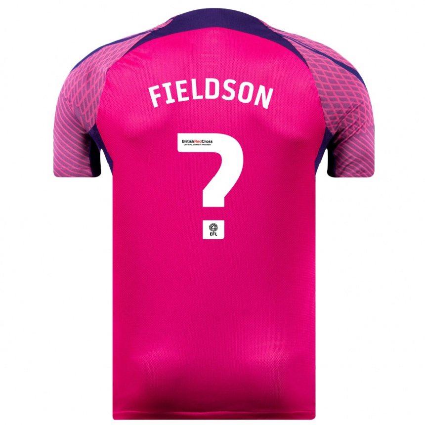 Women Football Henry Fieldson #0 Purple Away Jersey 2023/24 T-Shirt Canada