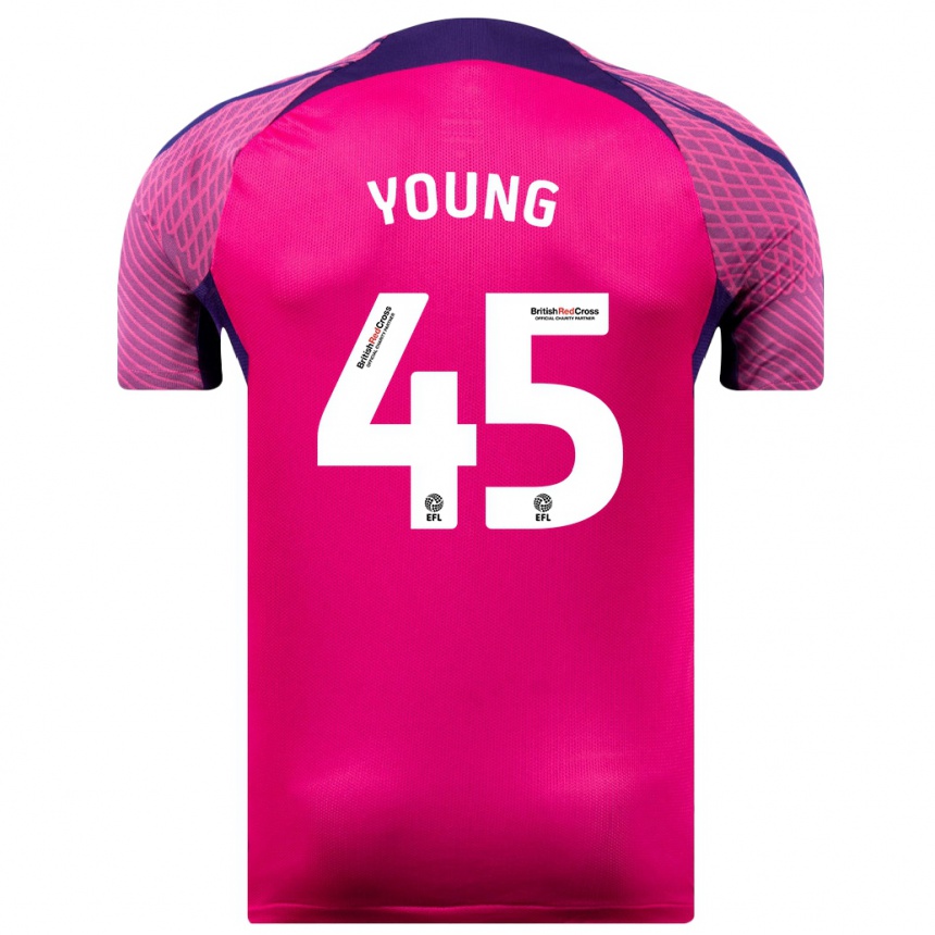 Femme Football Maillot Matthew Young #45 Violet Tenues Extérieur 2023/24 Canada