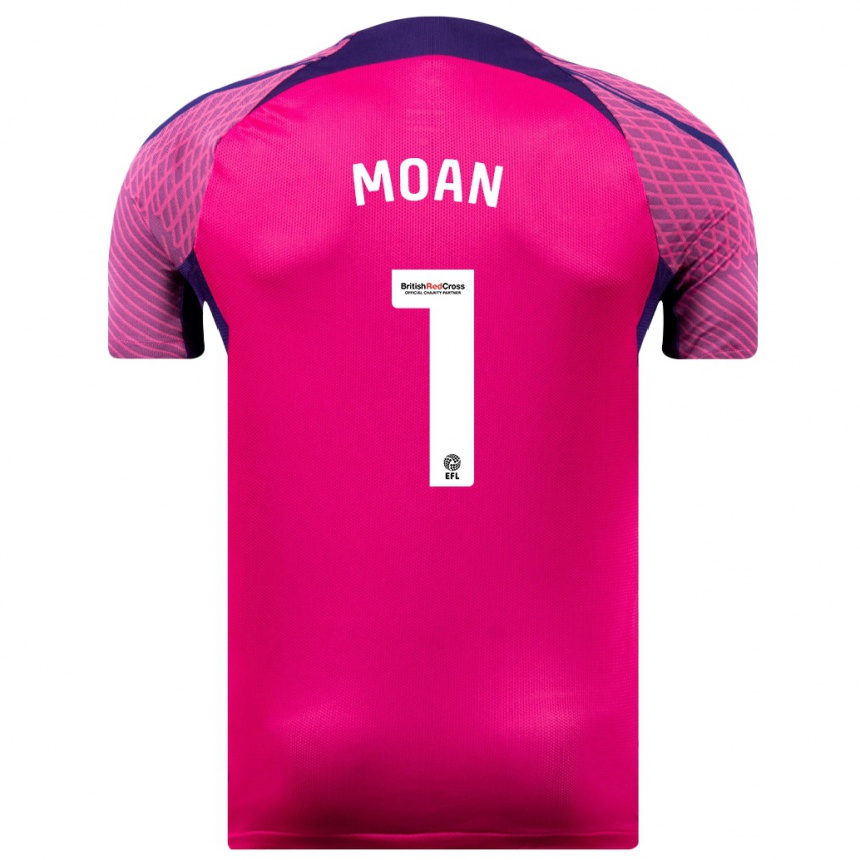 Women Football Claudia Moan #1 Purple Away Jersey 2023/24 T-Shirt Canada