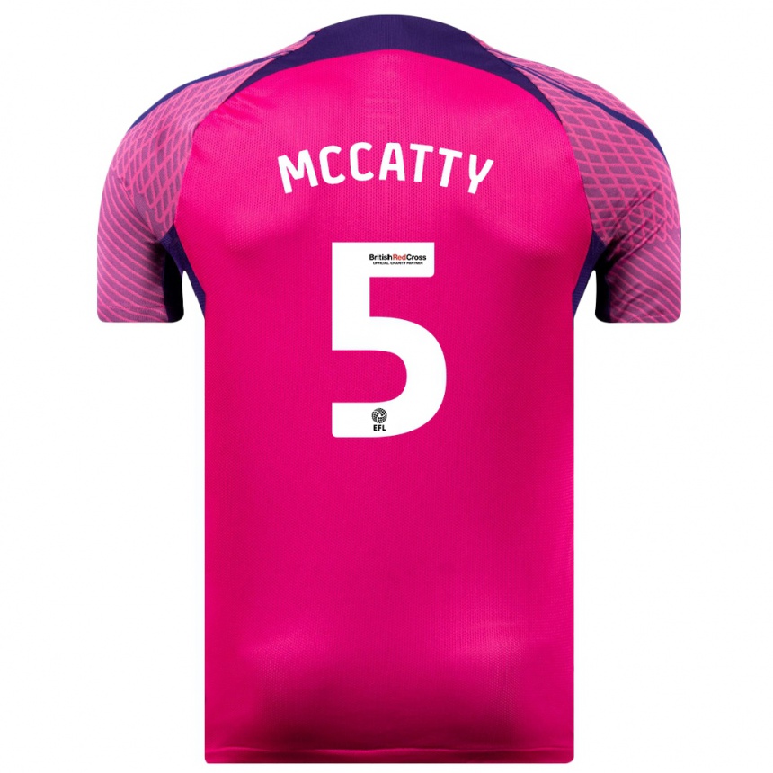 Women Football Grace Mccatty #5 Purple Away Jersey 2023/24 T-Shirt Canada