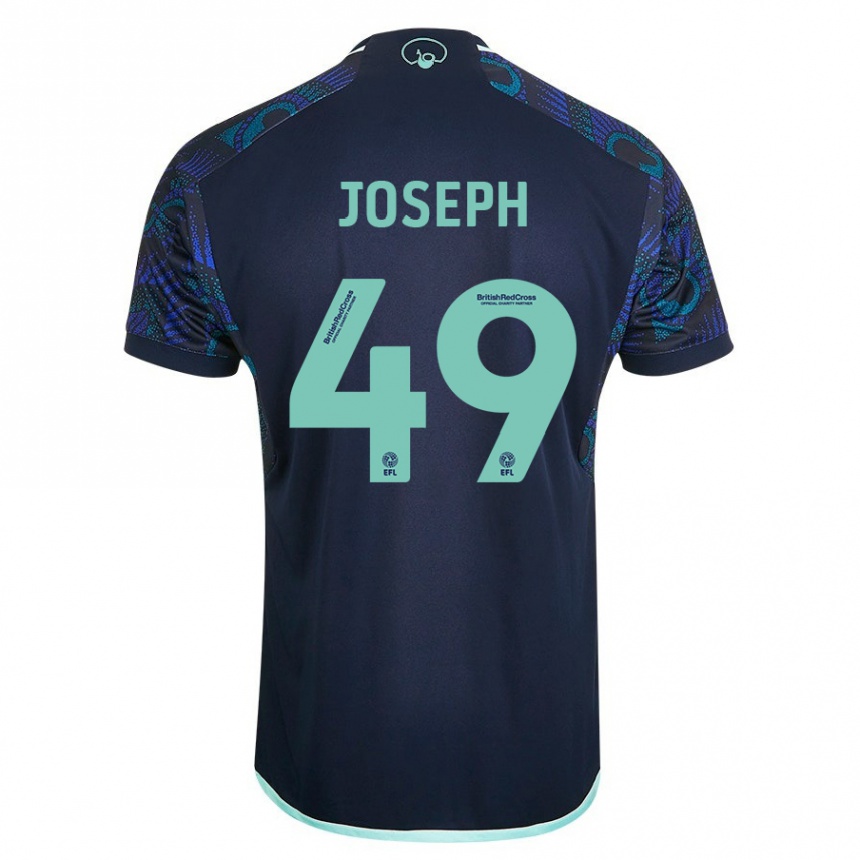 Women Football Mateo Joseph #49 Blue Away Jersey 2023/24 T-Shirt Canada