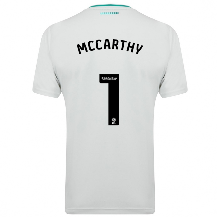 Women Football Alex Mccarthy #1 White Away Jersey 2023/24 T-Shirt Canada