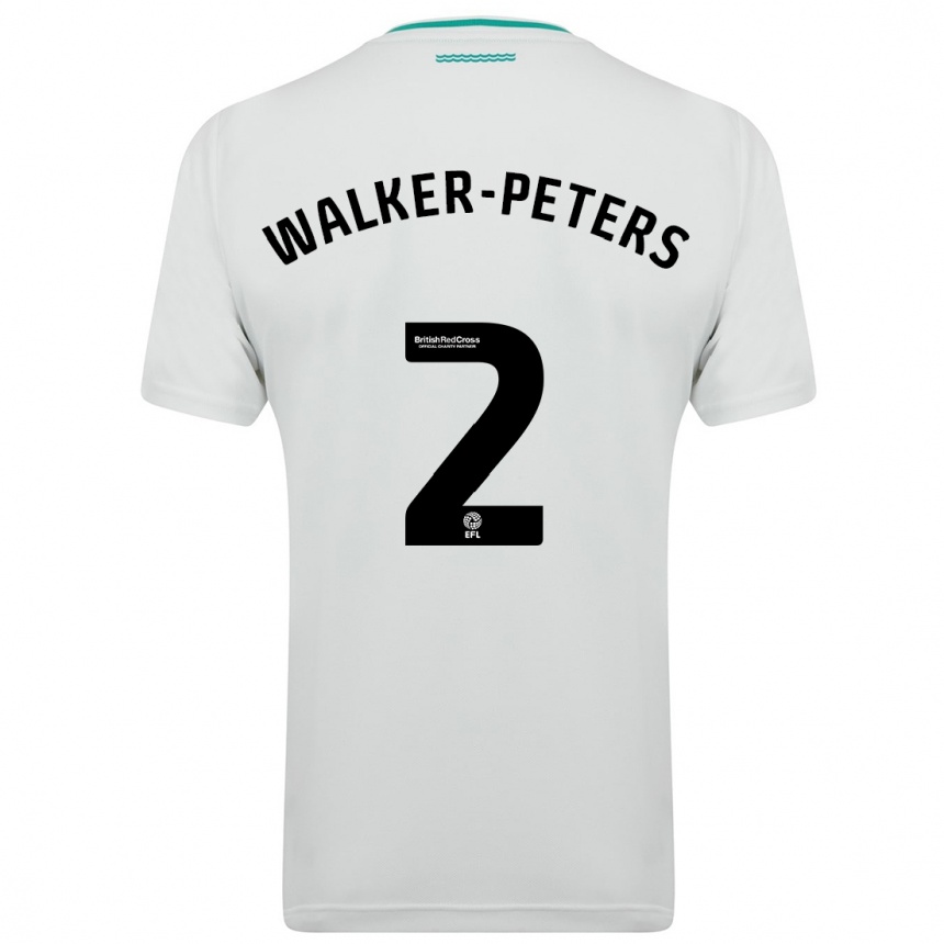 Women Football Kyle Walker-Peters #2 White Away Jersey 2023/24 T-Shirt Canada