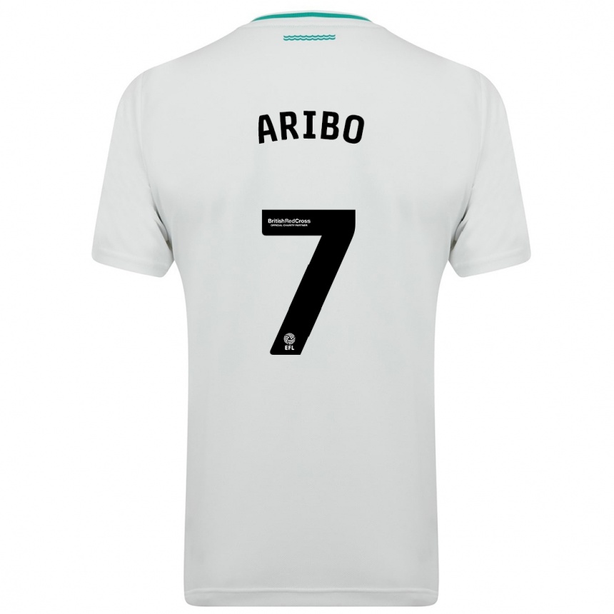 Women Football Joe Aribo #7 White Away Jersey 2023/24 T-Shirt Canada