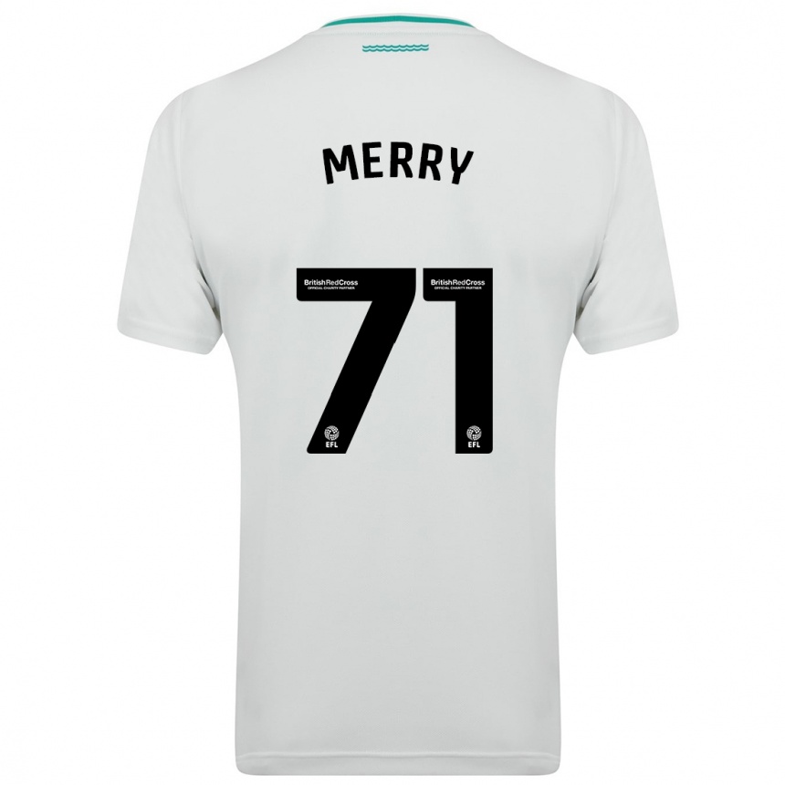 Women Football Will Merry #71 White Away Jersey 2023/24 T-Shirt Canada