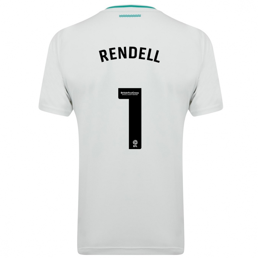 Femme Football Maillot Kayla Rendell #1 Blanc Tenues Extérieur 2023/24 Canada