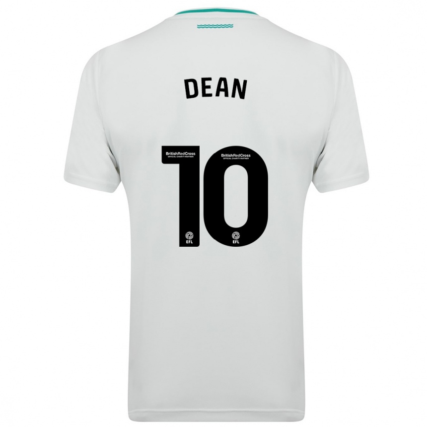 Women Football Rianna Dean #10 White Away Jersey 2023/24 T-Shirt Canada