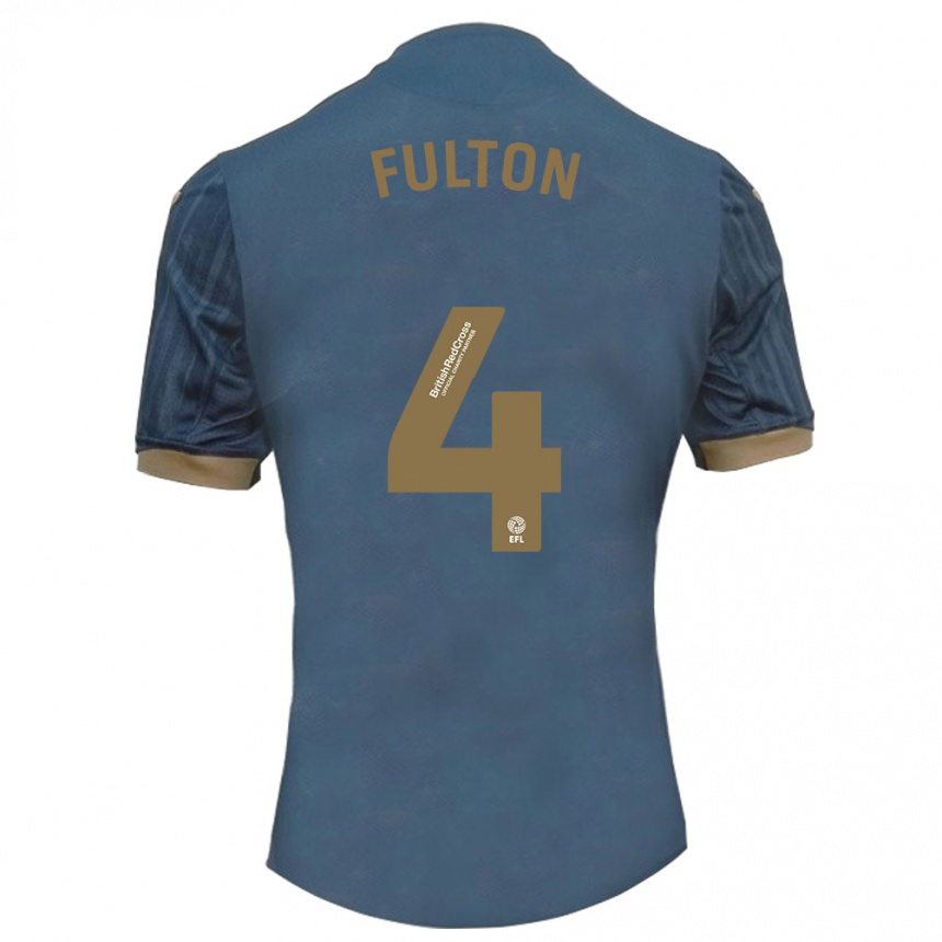 Women Football Jay Fulton #4 Dark Teal Away Jersey 2023/24 T-Shirt Canada