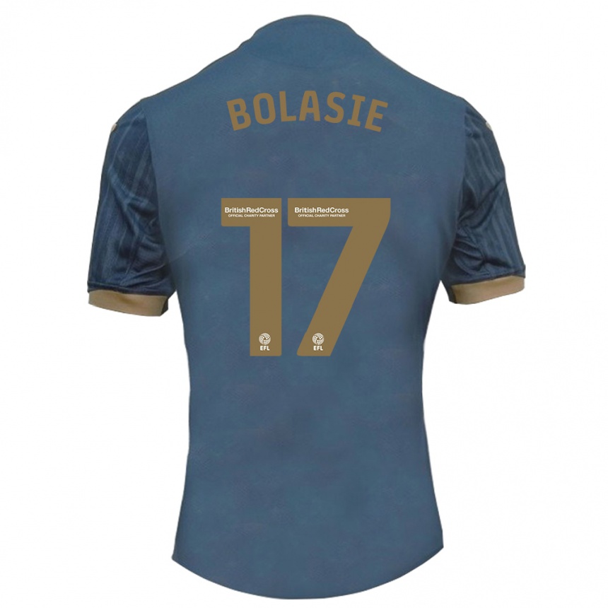 Women Football Yannick Bolasie #17 Dark Teal Away Jersey 2023/24 T-Shirt Canada