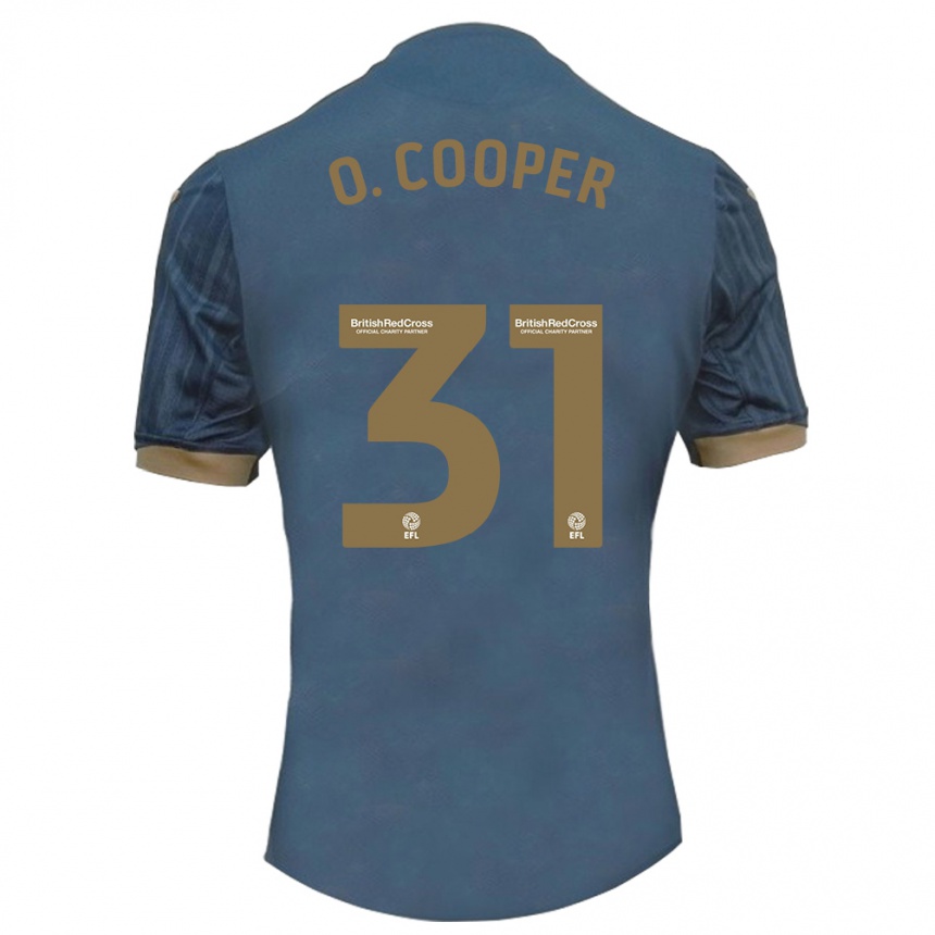 Femme Football Maillot Oliver Cooper #31 Sarcelle Foncée Tenues Extérieur 2023/24 Canada