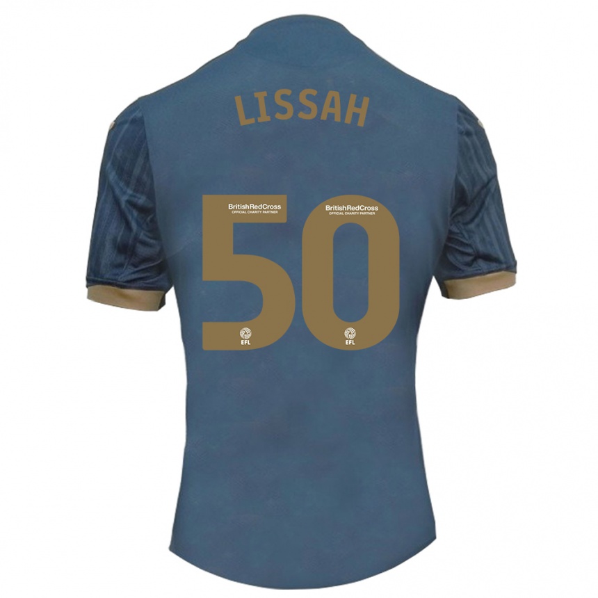 Women Football Filip Lissah #50 Dark Teal Away Jersey 2023/24 T-Shirt Canada