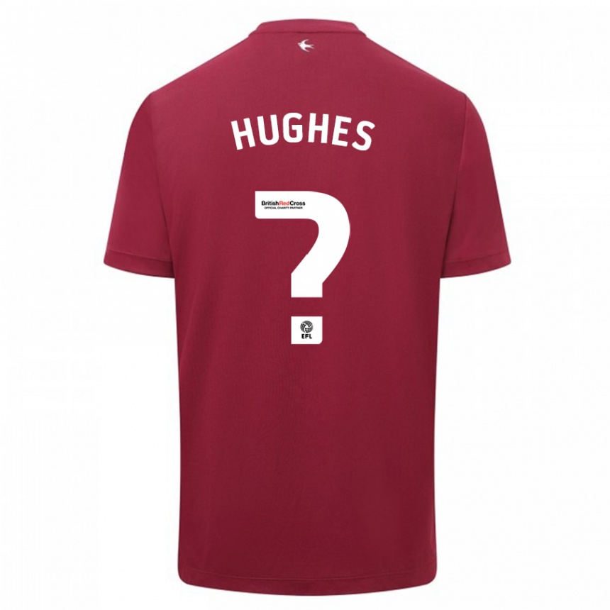 Women Football Caleb Hughes #0 Red Away Jersey 2023/24 T-Shirt Canada