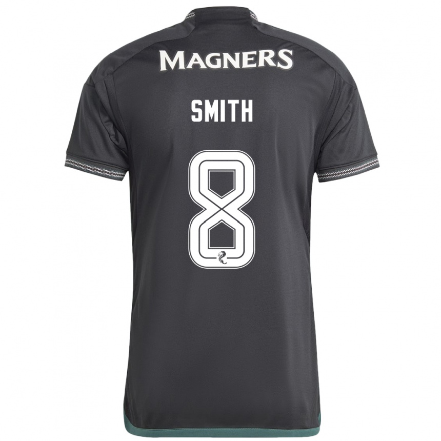 Women Football Jenny Smith #8 Black Away Jersey 2023/24 T-Shirt Canada