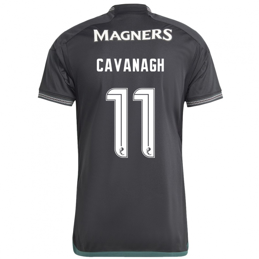 Women Football Colette Cavanagh #11 Black Away Jersey 2023/24 T-Shirt Canada