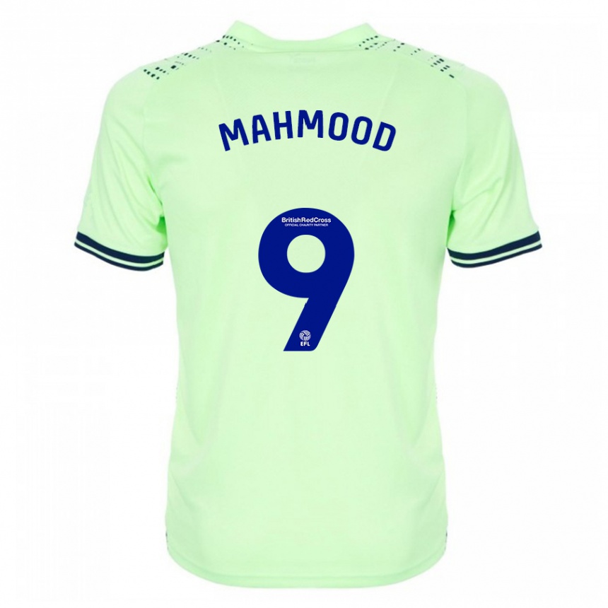 Women Football Mariam Mahmood #9 Navy Away Jersey 2023/24 T-Shirt Canada