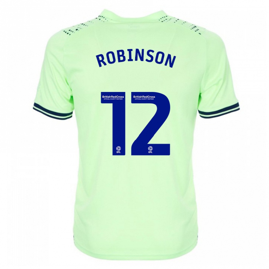 Women Football Leanne Robinson #12 Navy Away Jersey 2023/24 T-Shirt Canada