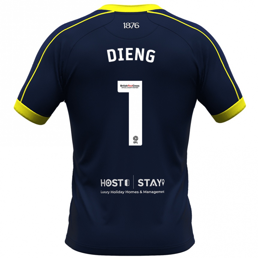 Women Football Seny Dieng #1 Navy Away Jersey 2023/24 T-Shirt Canada