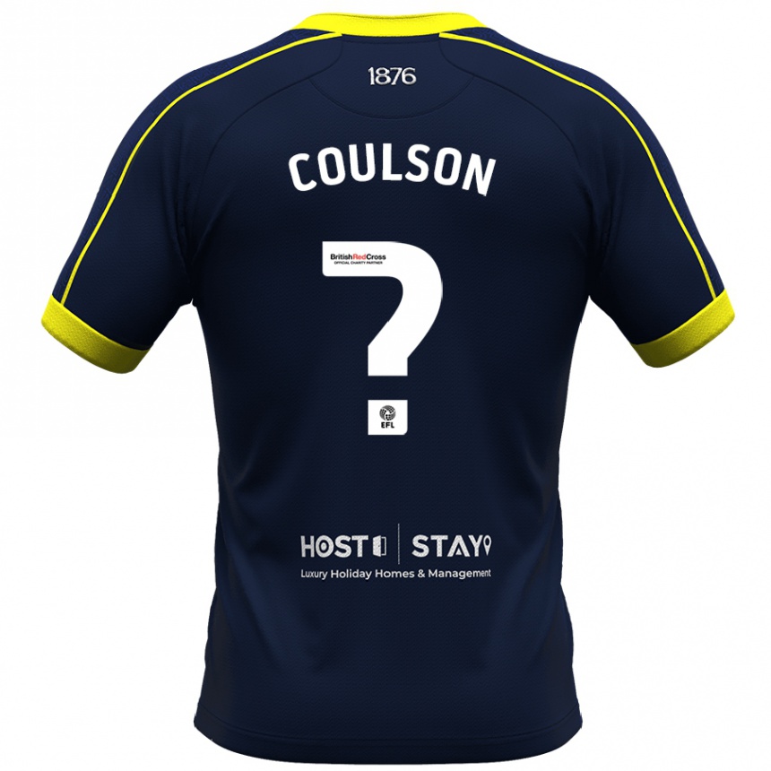 Women Football Frankie Coulson #0 Navy Away Jersey 2023/24 T-Shirt Canada