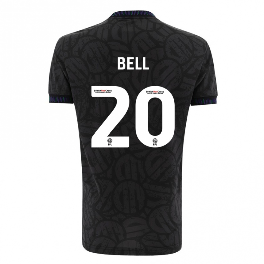 Femme Football Maillot Sam Bell #20 Noir Tenues Extérieur 2023/24 Canada